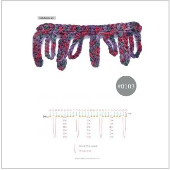 Узор крючком бахрома 0007