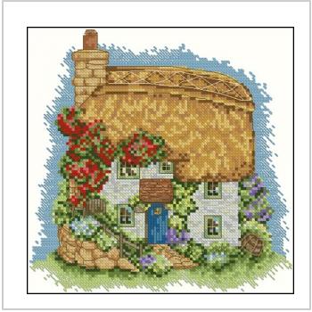 Схема вышивки крестом "Lilliput Lane 07 Cornish Cream"