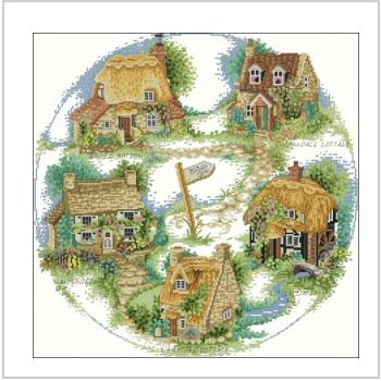 Схема вышивки крестом "Lilliput Lane Village"