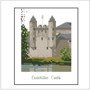 Схема вышивки крестом "Ireland  Enniskillen Castle"
