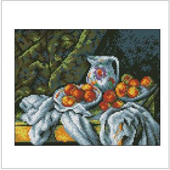 Схема вышивки крестом "Still Life With Peaches"