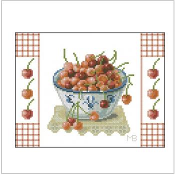 Схема вышивки крестом "Cherries"