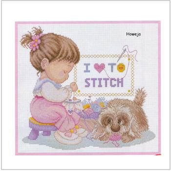 Схема вышивки "31-Q I Love to Stitch"