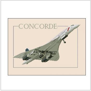 Схема вышивки крестом "Concorde"