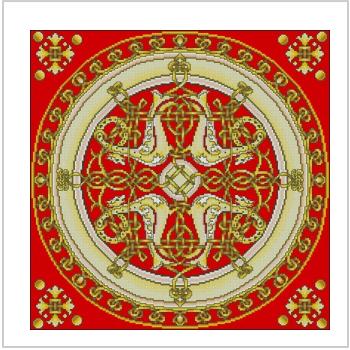 Схема вышивки крестом "Славянское Золото (Пд-458)"