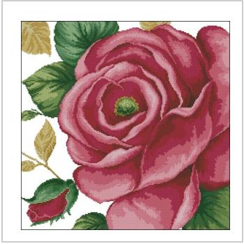 Схема вышивки крестом "41103 Rose Pink"