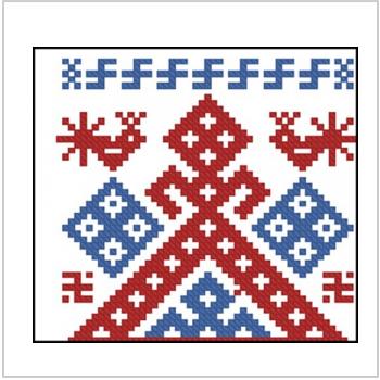 Схема вышивки крестом "Оберег Роженица"