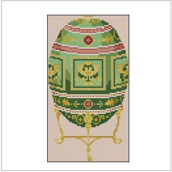 Схема вышивки крестом "Faberge Egg 2"