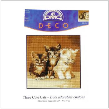 Схема вышивки "DMC BK132-Three cute cats"