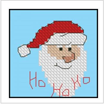 Схема вышивки крестом "Cross stitch Santa"