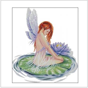 Схема вышивки крестом "Waterlily Fairy"