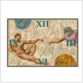 Схема вышивки крестом "Время Микеланджело"