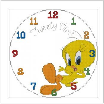 Схема вышивки крестом "Tweety-Time"