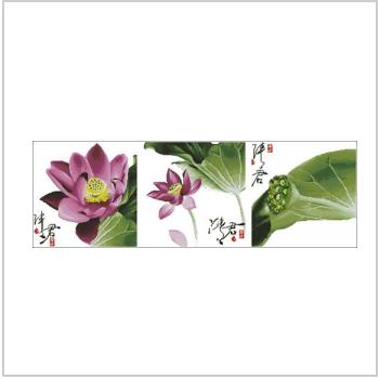 Схема вышивки крестом "Flower-148 Qing Jun"