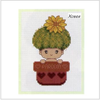 Схема вышивки "BD-J16D Bead Stitch - Cactus - Parodia"