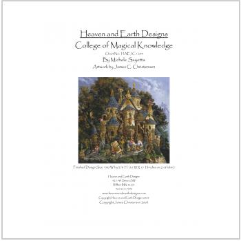 Схема вышивки "College of Magical Knowledge Chart Pack"