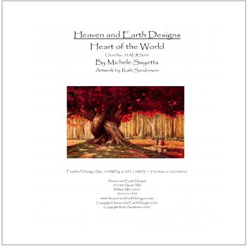 Схема вышивки "HAE-RS039 Heart of the World"