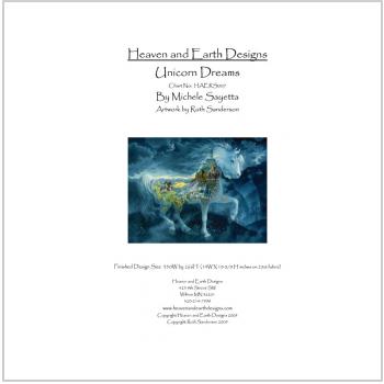 Схема вышивки "HAED Unicorn Dreams"