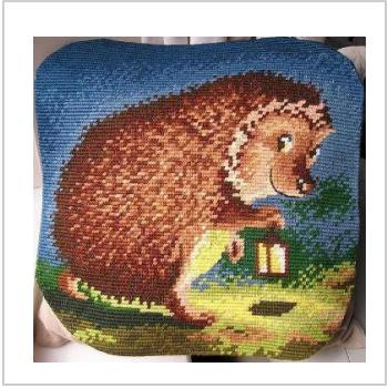 Схема вышивки "Kids Hedgehog Pillow"