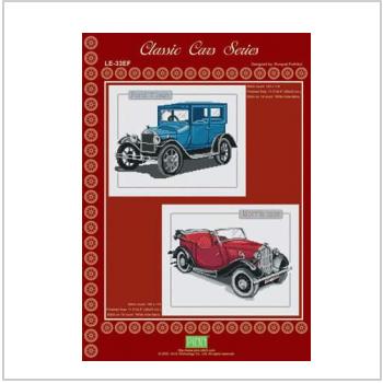 Схема вышивки "LE-33EF Classic Car Series Chart Book"