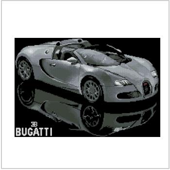 Схема вышивки крестом "Bugatti"