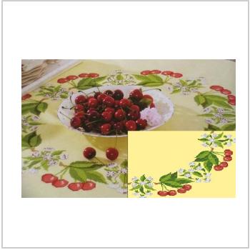 Схема вышивки крестом "Cherries Table Topper"