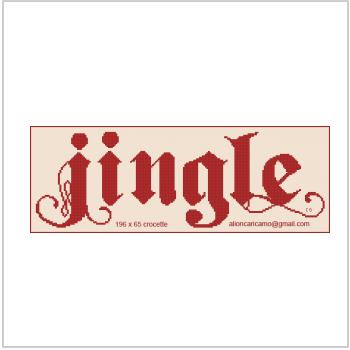 Схема вышивки крестом "Jingle"