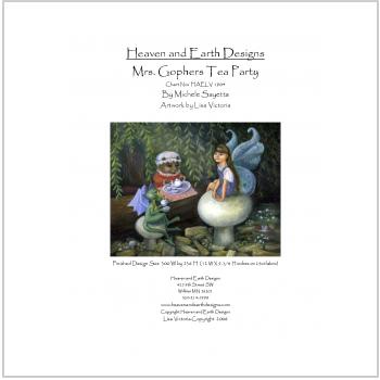 Схема вышивки "mrs gopher's tea party"