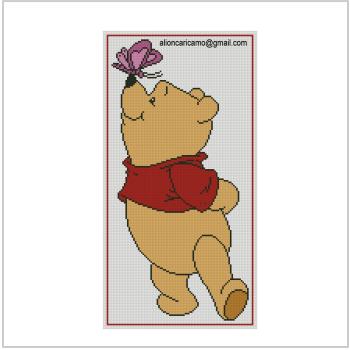 Схема вышивки крестом "Pooh-02"