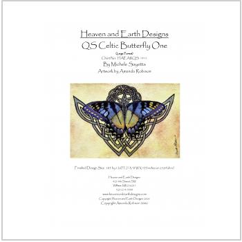 Схема вышивки "qs celtic butterfly one"