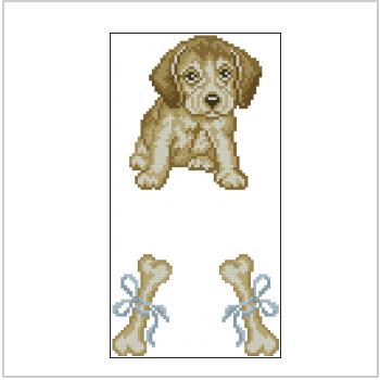 Схема вышивки крестом "Dog Wall Hanging"