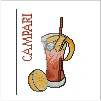 Схема вышивки крестом "Campari"