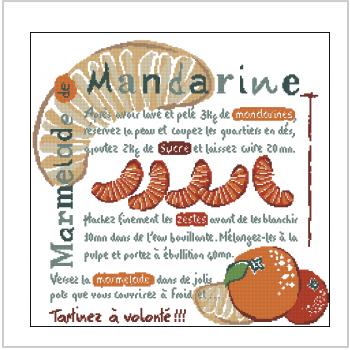 Схема вышивки крестом "La Marmelade De Mandarine"