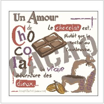 Схема вышивки крестом "Un Amour De Chocolat"