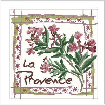 Схема вышивки крестом "La Provence"