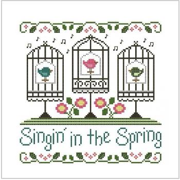 Схема вышивки крестом "Singin In The Spring"