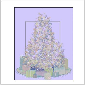 Схема вышивки крестом "Crystlal Tree"