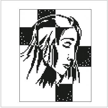 Схема вышивки крестом "Портрет Женщины"